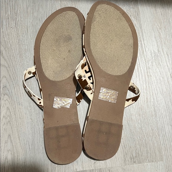 Cato size 9 brown cow print sandals - Picture 5 of 5